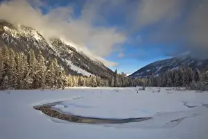West Yellowstone Prints: Beaver Creek in the Gallatin National Forest near West Yellowstone in winter