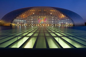 Images Dated 2nd April 2011: Beijing China, National Grand Theater at night