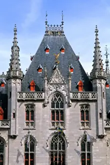 Beer Prints: Belgium House of Governor or Provence House in Marketplace in beautiful downtown