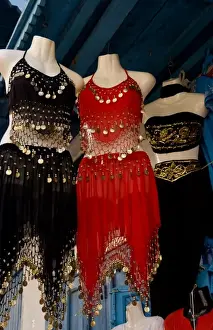 Images Dated 11th January 2021: Belly dancer outfits for sale in Sidi Bou Said in Tunis Tunisia Northern Africa as