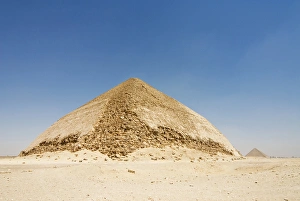 Dynasty Prints: The Bent Pyramid at Dashur, Cairo, Egypt, North Africa, Africa