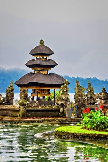 Ritual Prints: Beratan Temple, also known as Pura Ulun Danu Beratan
