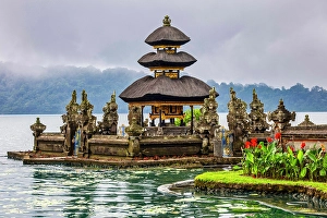 Ritual Prints: Beratan Temple, also known as Pura Ulun Danu Beratan