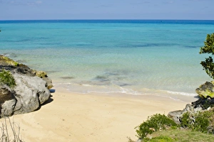 Secluded Prints: Bermuda. Drews Bay beach