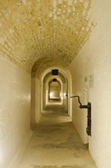 Exhibit Prints: Bermuda. Exhibits inside Fort St. Catherine