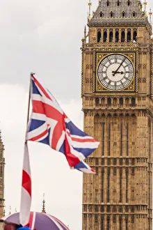 Big Ben Prints: Big Ben or Great Bell, Palace of Westminster, Houses of Parliament, London, England