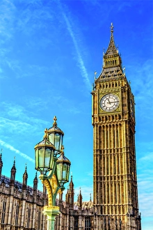 Prints of Big Ben, houses of Parliament, Westminster Bridge, Westminster, London, England Images Dated 2024 September: Big Ben, houses of Parliament, Westminster Bridge, Westminster, London, England