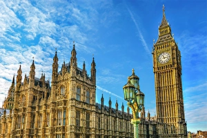Prints of Big Ben, Westminster Bridge, houses of Parliament, Westminster, London, England Images Dated 2024 September: Big Ben, Westminster Bridge, houses of Parliament, Westminster, London, England