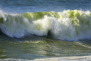 Crashing Prints: Big ocean waves, Renaca beach, near Vina del Mar, Chile