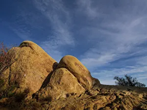 Dramatic Sky Prints: Big rock formation, Santa Monica National Recreation Area. California
