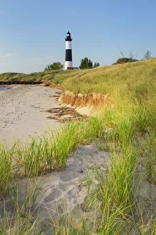 Lakeshore Prints: Big Sable Point Lighthouse on the eastern shore of Lake, Michigan