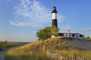 Images Dated 13th January 2020: Big Sable Point Lighthouse on the eastern shore of Lake, Michigan