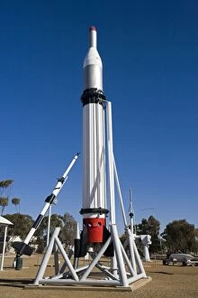 Images Dated 2nd September 2006: Black Knight Rocket, Missile Park, Woomera, Outback, South Australia, Australia
