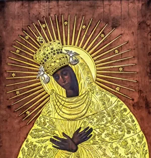 Polish Prints: Black Madonna, St. Mary's Church