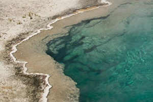 Surreal Prints: Black Pool, West Thumb Geyser Basin, Yellowstone National Park, Wyoming, USA