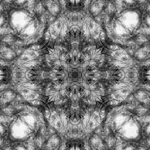 Black and white abstract