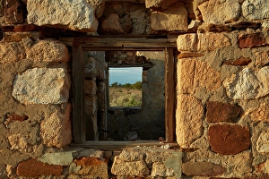 Ruins Prints: Blanchewater Ruins, Strzelecki Track, Australia