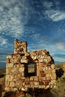 Ruins Prints: Blanchewater Ruins, Strzelecki Track, Australia