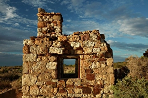 Ruins Prints: Blanchewater Ruins, Strzelecki Track, Australia