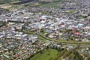 Images Dated 29th September 2005: Blenheim, Marlborough, South Island, New Zealand - aerial