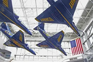 Naval Prints: Blue Angels exhibit at National Museum of Naval Aviation Pensacola, Florida