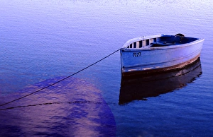 Images Dated 15th November 2007: Blue boat in Bermuda