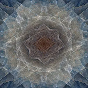 Images Dated 2nd July 2021: Blue and brown abstract