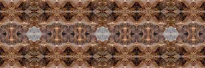 Blue and brown abstract
