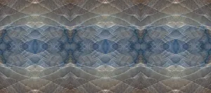 Abstract Collection: Blue and brown abstract panoramic