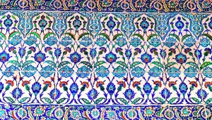 Istanbul Prints: Blue Mosque decorations, Istanbul