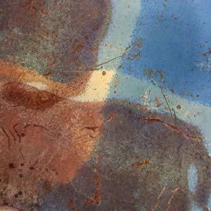 Abstract Collection: Blue, orange and red abstract