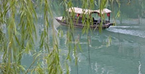 Boat on Wuyang River, Zhenyuan, Guizhou, China