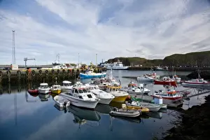 Stykkisholmur Prints: Boats in the harbor at Stykkisholmur on the Snaefellsness peninsula in western Iceland