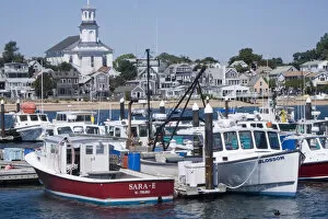 Images Dated 1st September 2007: Boats in the harbour in Provincetown, Massachussetts