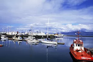 Images Dated 6th October 2003: Boats in the Old Harbour of Midbakki, Reykjavik Iceland