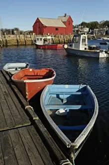 Images Dated 14th October 2007: Boats at Rockport harbor, Rockport, Massachusetts