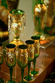Images Dated 3rd May 2004: Bohemian glassware, Czech Republic, prague