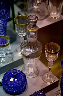 Bohemian glassware, Czech Republic, prague
