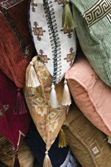 Ottoman Prints: Bosnia & Hercegovina- Sarajevo. Bascarsija Ottoman Era Old Town- Embroidered Pillows