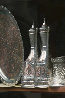 Bosnia & Hercegovina, Sarajevo. Bascarsija Ottoman Era Old Town-Tea Pots