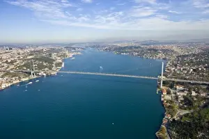 The Bosphorus, aerial, Istanbul - 2010 European Capital of Culture - Turkey