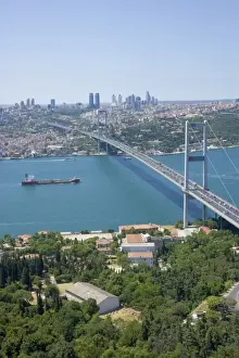 The Bosphorus Bridge, aerial, Istanbul - 2010 European Capital of Culture - Turkey