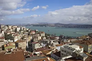Bosporus Prints: Bosphorus as seen from Cihangir, Istanbul - 2010 European Capital of Culture - Turkey