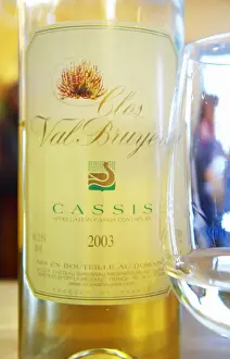 Rhone Prints: Bottle of Clos Val Bruyeres Cassis Chateau Barbanau and Clos Val-Bruyere Cassis