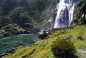 Sound Prints: Bowen River & Bowen Falls, Milford Sound, Fiordland National Park