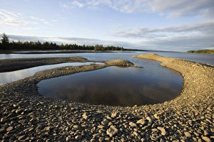 Pebble Prints: Brassua Lake near Rockwood Maine USA