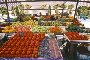 Choice Prints: Brazil, Rio de Janeiro, produce for sale at market, near Ipanema Beach