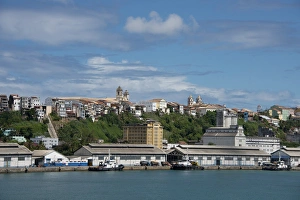 Images Dated 20th March 2013: Brazil, state of Bahia. Salvador, the oldest city in Brazil. Bay of All Saints view