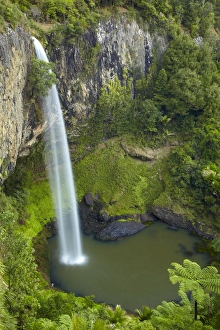 Cascades Prints: Bridal Veil Falls, near Raglan, Waikato, North Island, New Zealand