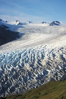 Images Dated 9th November 2005: bright morning sunlight over Exit Glacier, Kenai Fjords National Park, Alaska